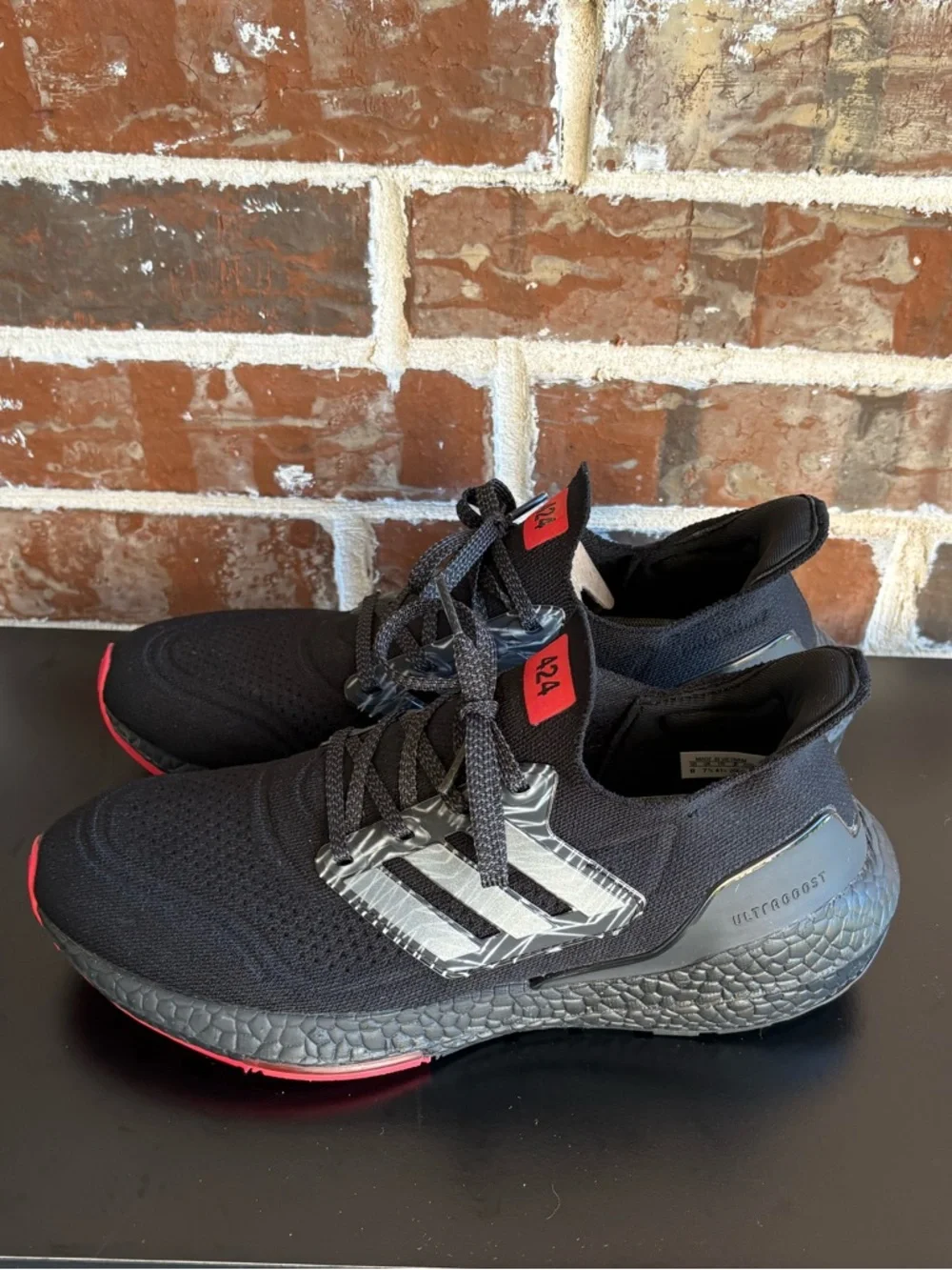 adidas 424 AFC Arsenal Ultraboost Black Red Men’s Size 8